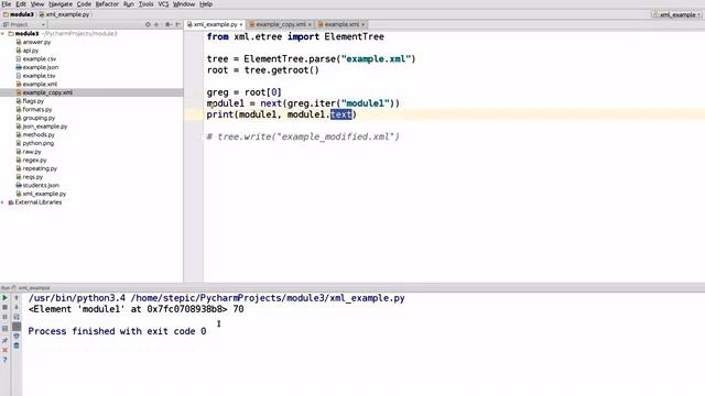 Python: основы и применение / XML, библиотека ElementTree, библиотека lxml (шаг 2) смотреть онлайн