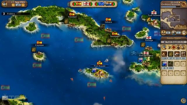 Task #4: Add a Ship to Your Convoy - Port Royale 3 Trader Walkthrough смотреть онлайн