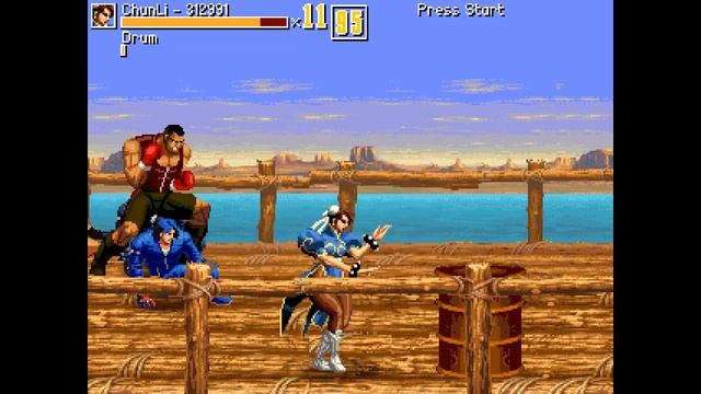Street Fighter Beats of Rage Remix II - Playthrough (Openbor) смотреть онлайн