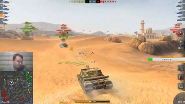 Разработчик Zloydd[WG] учит играть, WoT Blitz смотреть онлайн