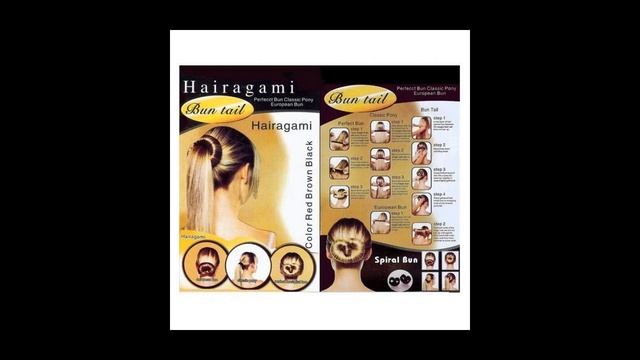 Заколки для волос Hairagami Bun Tail смотреть онлайн