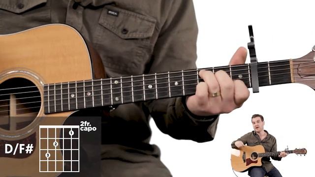 At The Cross (Love Ran Red) - Acoustic Guitar Tutorial // Chords смотреть онлайн