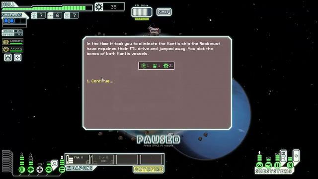 Let's Play Faster Than Light, Asteroid Ship смотреть онлайн