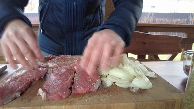 Нежный ШАШЛЫК из ГОВЯДИНЫ - Азербайджанский ДАНА БАСТЫРМА ??? смотреть онлайн