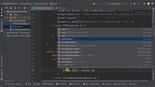 file handling in java, how to create, write, and read contents of a file in java using scanner clas смотреть онлайн