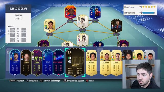 MARADONA SUPER ICON + NEYMARZINHO NO FUT DRAFT ABSURDO DO FIFA 19!!! смотреть онлайн