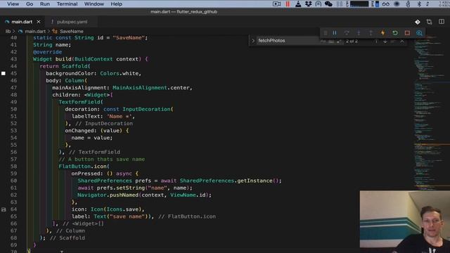 Flutter Redux Github api call смотреть онлайн