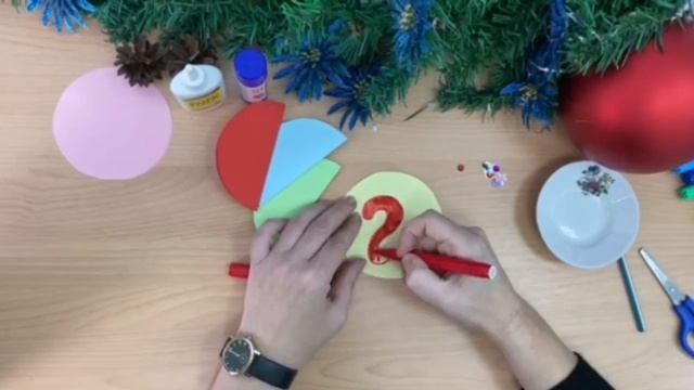 Новогодняя открытка своими руками смотреть онлайн