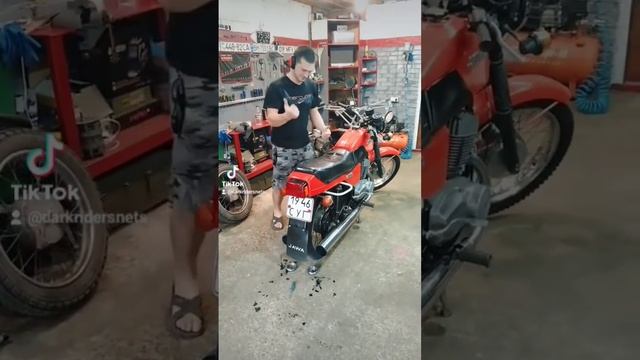 Ява 638 Прямоточный Выхлоп. #ява638 #ява350 #ява #ява634 #jawa350 #jawa634 #jawa638 #мотоциклы