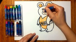 Рисунок Олимпийского Мишки. Как нарисовать Олимпийского Мишку просто