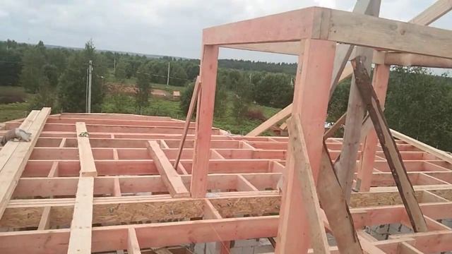 ?? криша из металла черепица ??????паказиваю стропильной части смотреть онлайн