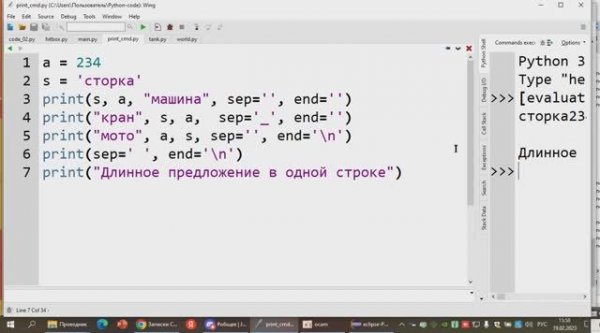 Python: всё о команде print()