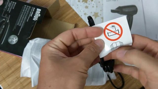 BRAUN HD 130 Satin Hair 1 Style&Go Haartrockner Schwarz (1200 Watt) unboxing смотреть онлайн