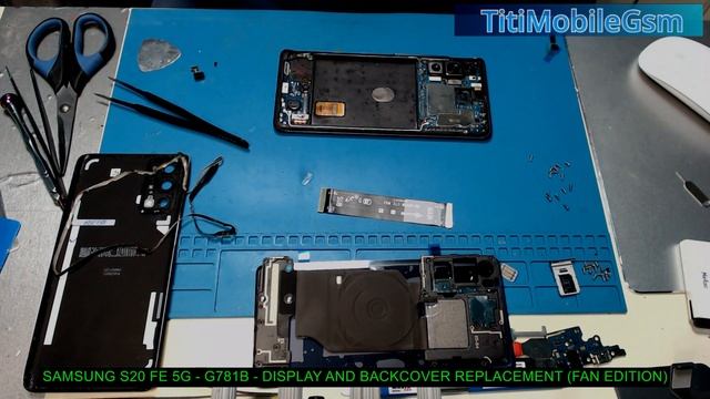 SAMSUNG S20 FE 5G - G781B  DISPLAY AND BACKCOVER REPLACEMENT - TEARDOWN 2022  #REPAIR ##SAMSUNG