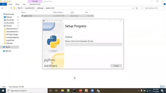 Python Installation on Windows смотреть онлайн