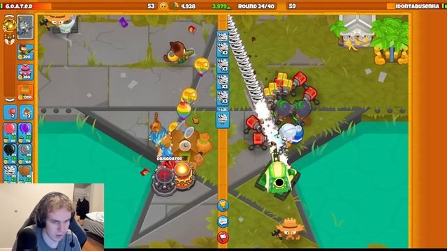 The eco strategy that defends ANY rush... (Bloons TD Battles 2) смотреть онлайн