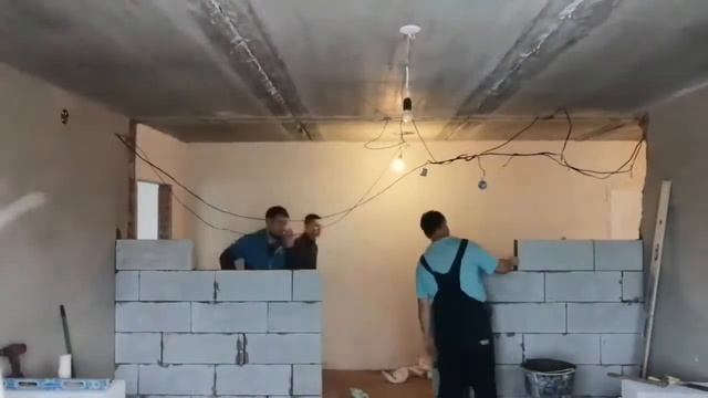 Перегородка из пеноблоков своими руками смотреть онлайн