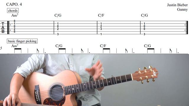 Hold On - Justin Bieber l EASY Guitar Tutorial With Chords TAB + Fingerstyle смотреть онлайн