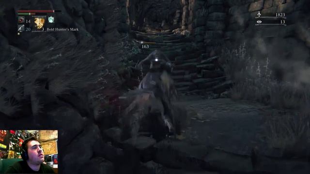 BURN THROUGH THE WITCHES| Bad Gamer! Let's Play Bloodborne part 16 Hemwick Witches finale смотреть онлайн