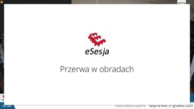 CXVI Sesja Rady Miasta Lędziny VIII kadencji z dnia 21.12.2023 r. смотреть онлайн