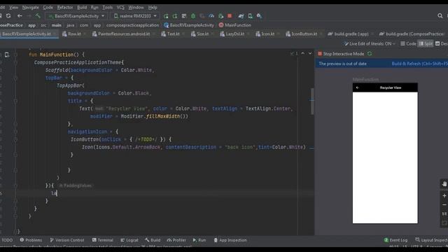 Jetpack Compose Recycler view Android || How to make Android app || App kaise bnaye ll Kotlin MVVM смотреть онлайн
