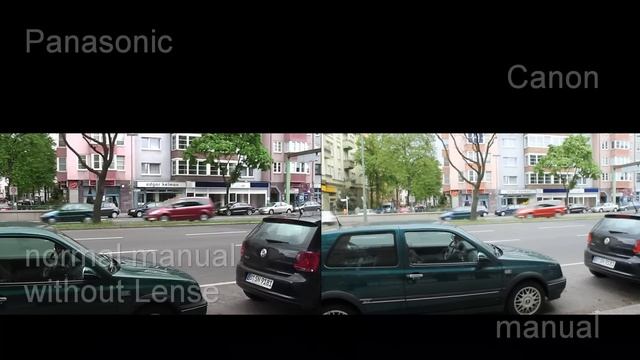 Comparison / Vergleich Panasonic HDC-HS100 VS Canon EOS 550d