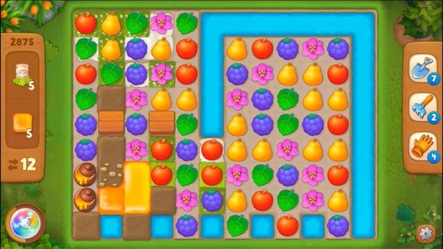 Gardenscapes Super Hard Level 2875 смотреть онлайн