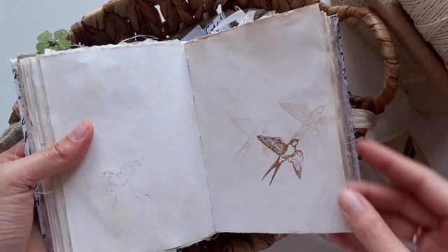 Обзор весеннего мини-блокнота/ Скрапбукинг/ Scrapjournal смотреть онлайн