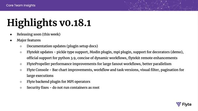 Flyte Community Update 001 - Nov 2 2021 смотреть онлайн