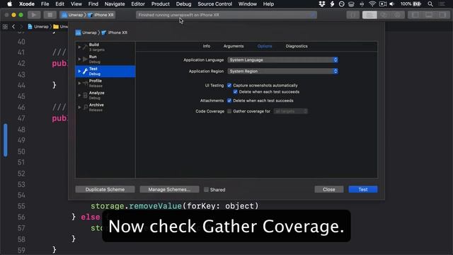 Xcode in 20 Seconds: Code coverage смотреть онлайн