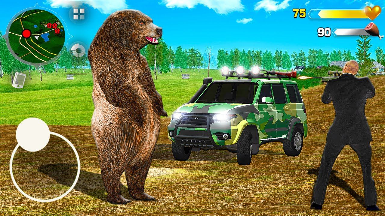 ОХОТА НА МЕДВЕДЯ В ЛЕСУ! ПРОВЕРКА НА ПРОХОДИМОСТЬ УАЗ ПАТРИОТА! ЛУЧШИЙ ЗАРАБОТОК РАДМИР КРМП МУРКА смотреть онлайн