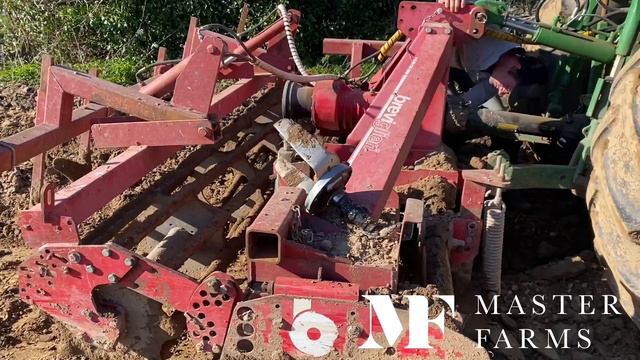 🌱From Field to Plate-Episode 4-Power harrowing with a John Deere 6145r🥔 смотреть онлайн