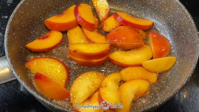 Тосты с персиком и сыром Камамбер (Бри)!! Вот это вкус￼!!￼ смотреть онлайн