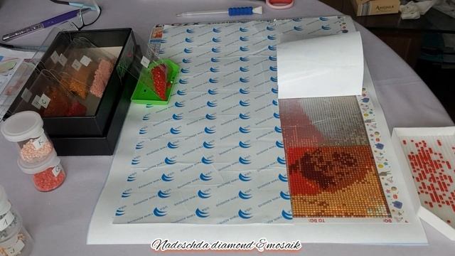 Выпуск 919/Алмазная мозаика/Ангелочек/Процесс/ смотреть онлайн