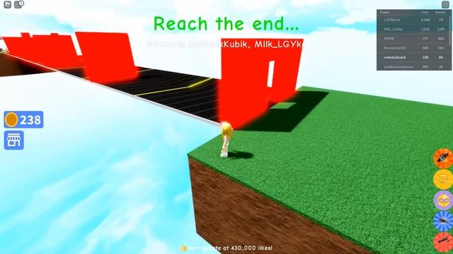 ?ПРОСТО БЕГИ! НЕ Останавливайся в РОБЛОКС! НУБИК ЛЕСКА ROBLOX смотреть онлайн