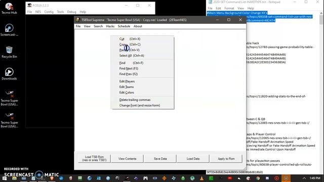 How to add set commands to Tecmo Super Bowl (NES) смотреть онлайн