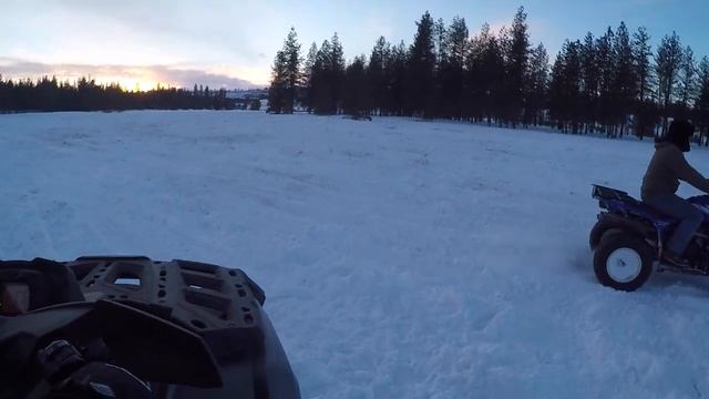 В гостях у Виталика. Катаемся на квадроциклах. Штат Вашингтон.