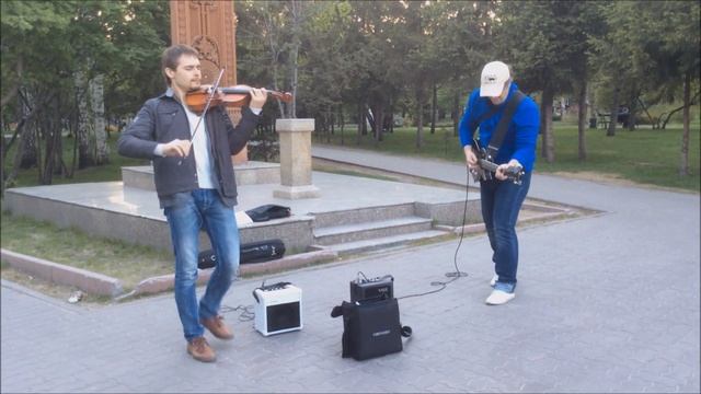 Новосибирск. Cross-musik Или что получается если соединить скрипку, гитару и талант! смотреть онлайн