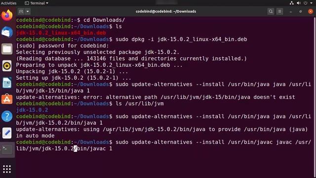How to Install Java on Ubuntu + Java Hello World example on Linux смотреть онлайн
