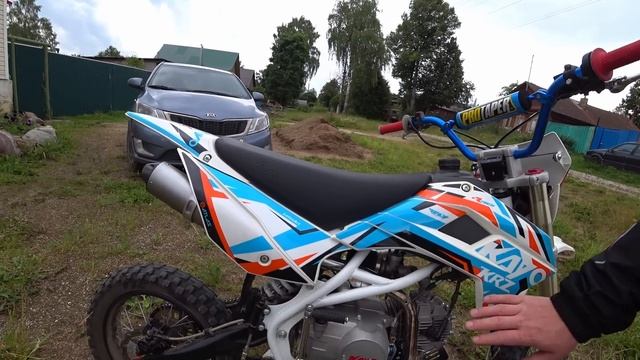 Ух!!!Купили Вики ПИТБАЙК  KAYO BASIC TT125 !!!Мечты СБЫВАЮТСЯ!!!