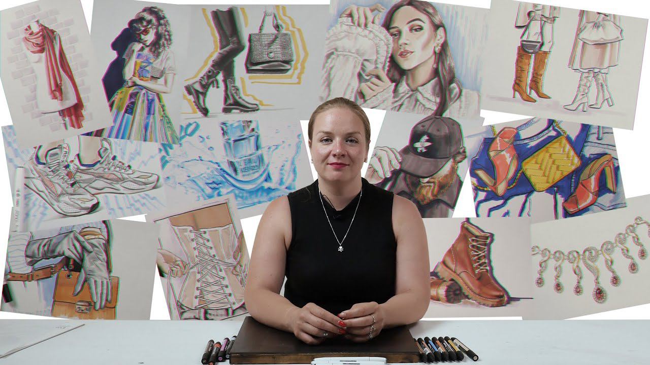 Предметная фэшн-иллюстрация | Как рисовать фэшн-иллюстрацию смотреть онлайн