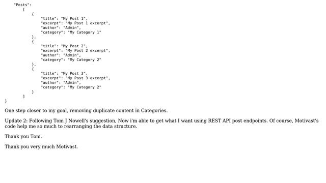 Wordpress: Customize JSON output смотреть онлайн