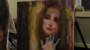 Основы портрета маслом, женский портрет , уроки живописи и рисунка в Москве 1