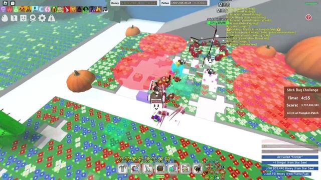 6.05B Score Stick Bug Challenge (Level 25) | Bee Swarm Simulator (Test Realm) смотреть онлайн
