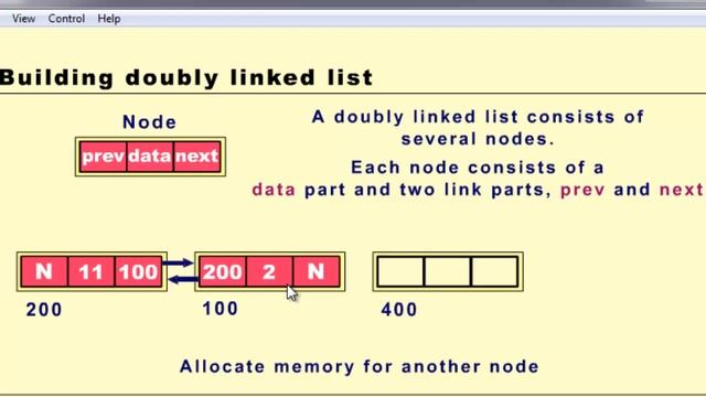 Animated Example of How Doubly Linked List works смотреть онлайн