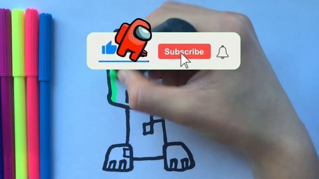 How to draw a Kripper? / Как нарисовать крипера? / Drawing Minecraft смотреть онлайн