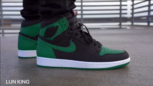 Кроссовки Air Jordan 1 Retro High OG Pine green nike смотреть онлайн