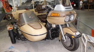 Харлей Девидсон. Коллекция мотоциклов Харлей в музее Зинсхайм.