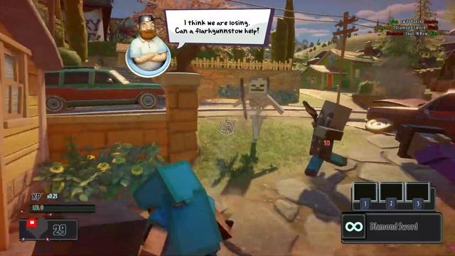 Plants vs Zombies Garden Warfare 2 Minecraft Mod Diamond Armour Steve PvZ GW2 | + Download Link смотреть онлайн