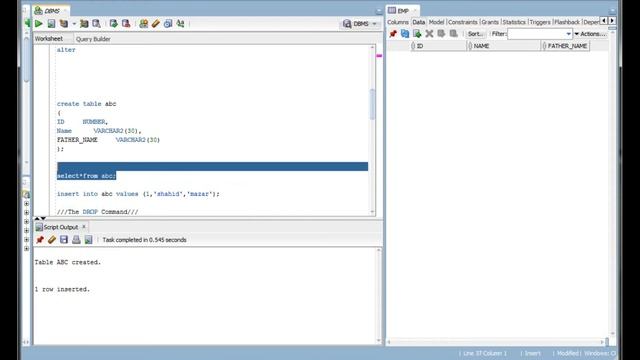 Data definition Languages/drop rename table|DDL смотреть онлайн